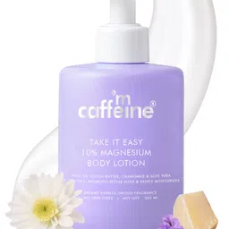 mCaffeine Take It Easy 10% Magnesium Body Lotion with 3% Cocoa Butter & Chamomile & Aloe Vera - 300 ml-picture-25