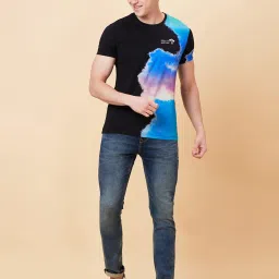 Being Human Black Regular Fit Crew T-Shirt image 5
