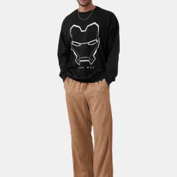 The Souled Store Black Printed Sweatshirt image 5