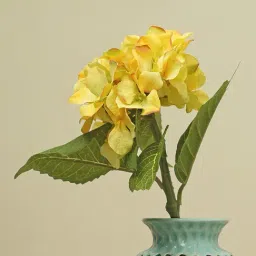 Pure Home and Living Yellow Plastic Solid Flower Stems-picture-32