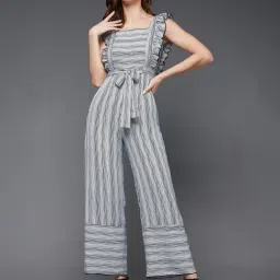 Miss Chase Multi Crepe Stripes Jumpsuit image 3