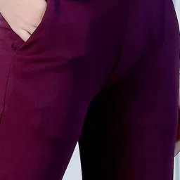 NEUDIS Wine Regular Fit Mid Rise Trousers image 5