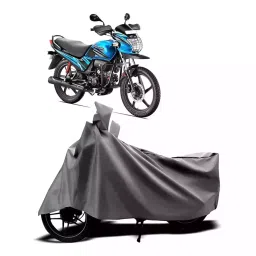 Auto Pearl Two Wheeler Cover with Bag for Hero Passion Pro TR, Silver-picture-33