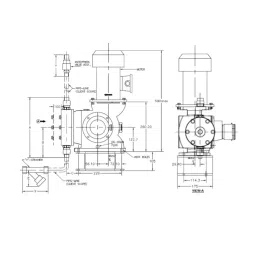 Milton roy GB 604 Dosing Pump 560 lph 1440 RPM image 2