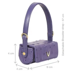 Hidesign Atelier Bartoli 01 Indigo Leather Textured Lipstick Purse image 5