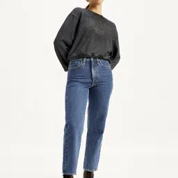 Levi's Blue Cotton Regular Fit Jeans image 5