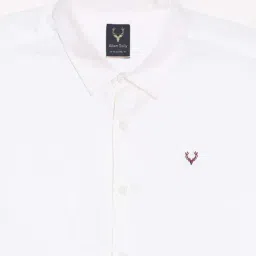 Allen Solly Kids White Slim Fit Shirt image 3