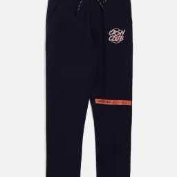 Crimsoune Club Kids Navy Printed Track Pant-picture-35