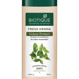 Biotique Fresh Henna Colour Protect Shampoo With Conditioner - 180 ml-picture-45