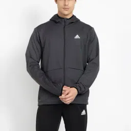 Adidas Black Regular Fit Printed Sports Hoodie-picture-14