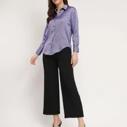 Fablestreet Blue Printed Casual Shirts image 5