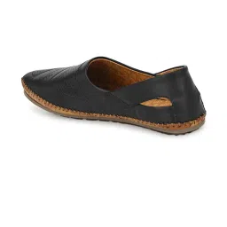 Eego Italy Men's Black Casual Loafers image 5