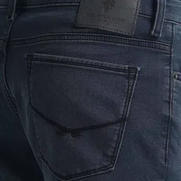 U.S. Polo Assn. Blue Cotton Slim Fit Jeans image 5