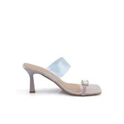 D'LORZERI Women's Pink Toe Ring Sandals image 3