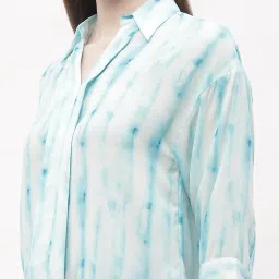 MADAME Aqua Tie - Dye Top image 5