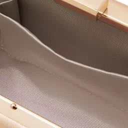 Forever New Women Gold-Toned Clutch image 4