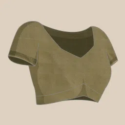 Silk Land Grey Silk Printed Saree With Blouse image 5