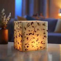 IRIS Multicolour Botanics Lilac & Peony Fragrance Lantern Candle-picture-17