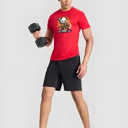 THE BEETEL HOUSE Men Graphic Printed Round Neck Slim Fit T-shirt image 2