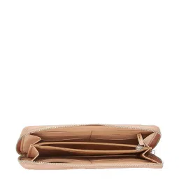 Caprese Avery Blush Faux Leather Checks Zip Around Wallet image 5