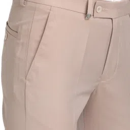 Turtle Grey Ultra Slim Fit Dobby Trousers image 5