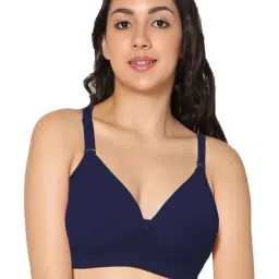 IN CARE Navy Half Coverage Non-Wired Push-Up Bra-picture-11