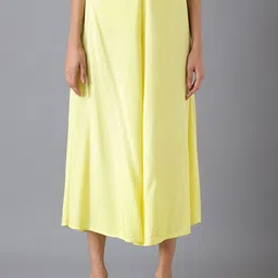 AURELIA Floral Printed Keyhole Neck Straight Kurta With Palazzos image 3