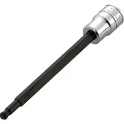 Ktc Long Ball Hexagon Bit Socket 9.5 mm Sq. Drive, BT3-5/32BPL-picture-20