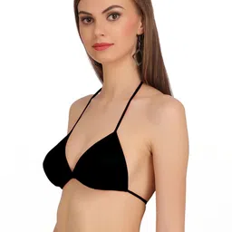 samvar Women Cotton Black,Pink,Red,Gold Non Padded Non-Wired Lingerie Bra Sport wear Gym Crop Tank Top image 2