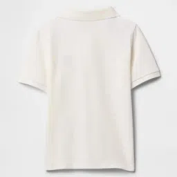 Gap White Character Based Regular Fit Polo T-Shirt image 2