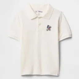 Gap White Character Based Regular Fit Polo T-Shirt-picture-42
