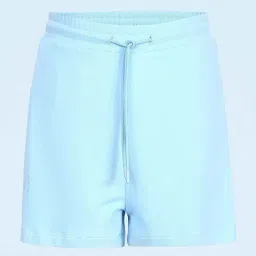 RAREISM Blue Cotton Blend Solid Shorts image 5