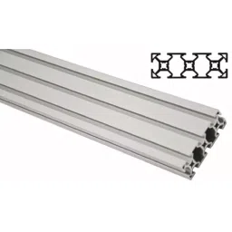 FlexLink Silver Aluminium Profile Strut 22 x 66 mm 5.6 mm Groove 2000 mm Length, XDBM 2X22X66-image-90