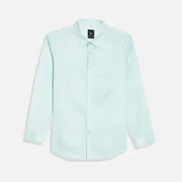 Allen Solly Kids Green Slim Fit Shirt-image-73