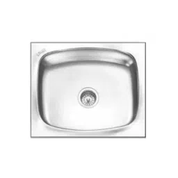 Nirali BG Kitchen Sink Popular Series Big 510x432 mm (20x17 inch) Satin Finish Stainless Steel, Glister-picture-36