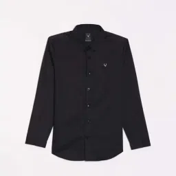 Allen Solly Kids Black Slim Fit Shirt-picture-23