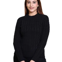 LEZA Women Cable Knit Pullover-picture-20