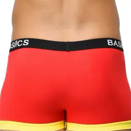 BASIICS by La Intimo Red & White Solid Trunks (Pack of 2) image 5