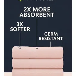 Dollar Bamboo Hand Towel Ultra Absorbent & Odour-Free 3X Softer Than Cotton Towels 40 x 60 cm Pack of 3 image 4