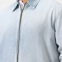 Urbano Plus Men Washed Denim Jacket image 2