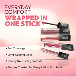 Born16 Tamaraa Long Lasting Liquid Lipstick - 4 ml - Empress Ruby image 3