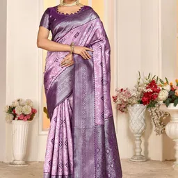 saretramall Woven Design Zari Art Silk Handloom Kanjeevaram Saree-image-25