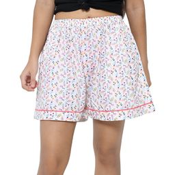 Funkrafts Cotton Floral Printed Shorts - Pink-picture-29
