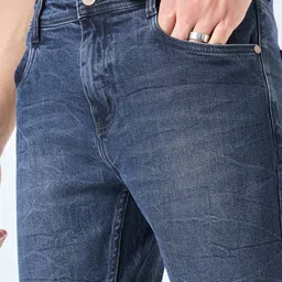 SF JEANS by Pantaloons Men Slim Fit Mid-Rise Light Fade Jeans image 4