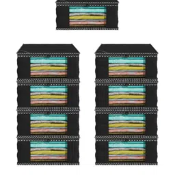 AMAK INC Black Fabric Multi-Utility Wardrobe Organisers-image-87