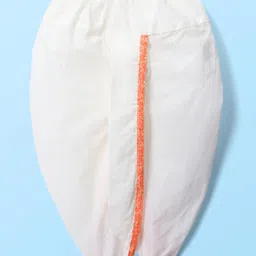 Babyhug Cotton Woven Full Sleeves Cambric Printed Kurta Dhoti Set with Sequin Detailing - Orange image 5