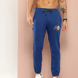 Harvard Men Printed Detail Joggers-picture-11