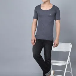 Dollar Bigboss Assorted Cotton Regular Fit Vest - Pack Of 2 image 5