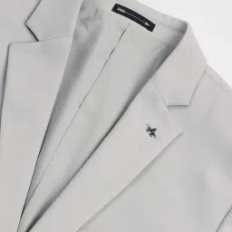 Arrow Grey Slim Fit Texture Two Piece Suit image 5