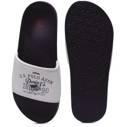U.S. Polo Assn. Men's TOPLIN 4.0 Off White Slides image 5